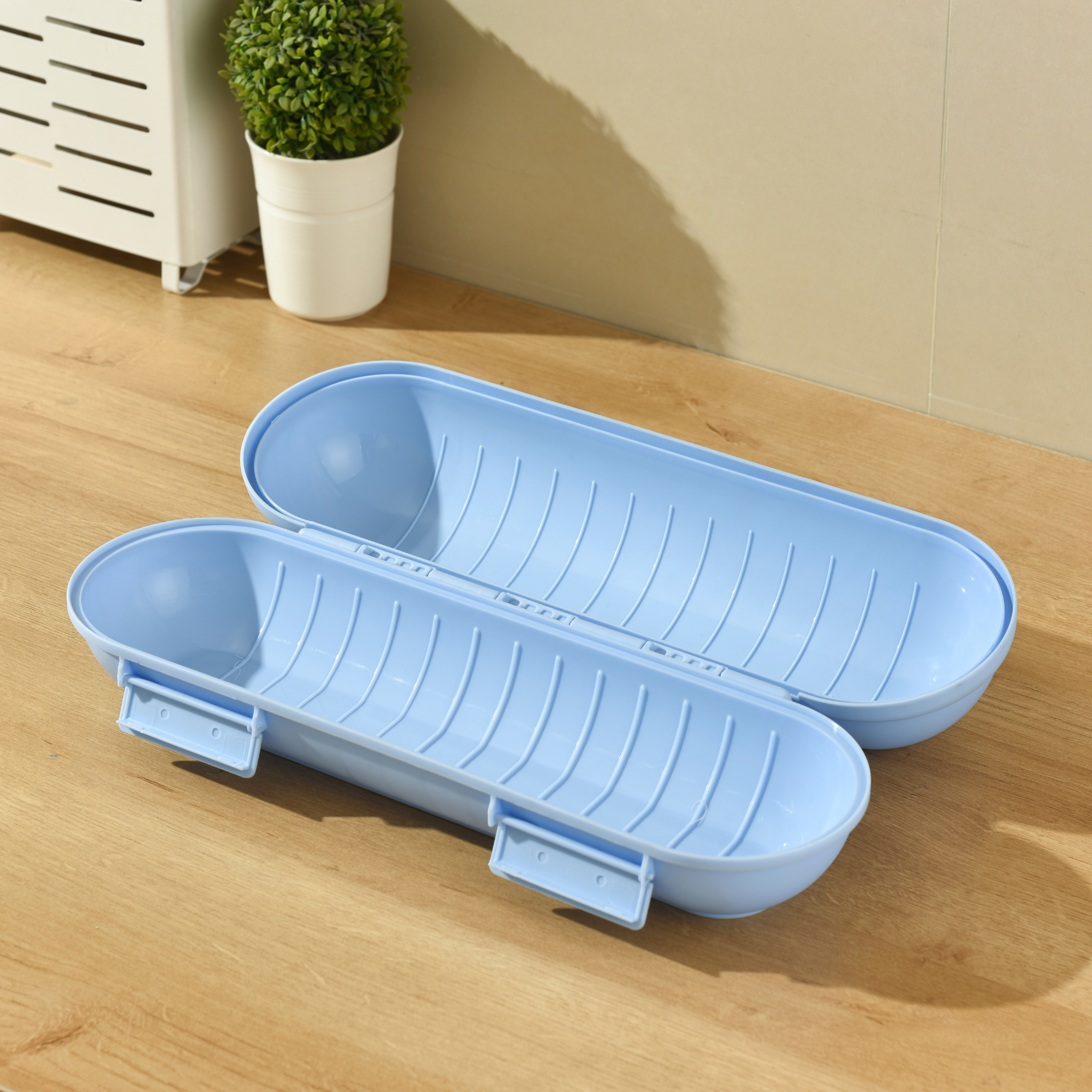 Roll Mate™ Medium Dog Roll Storage Container (2kg) – Limited Edition Pastel Blue