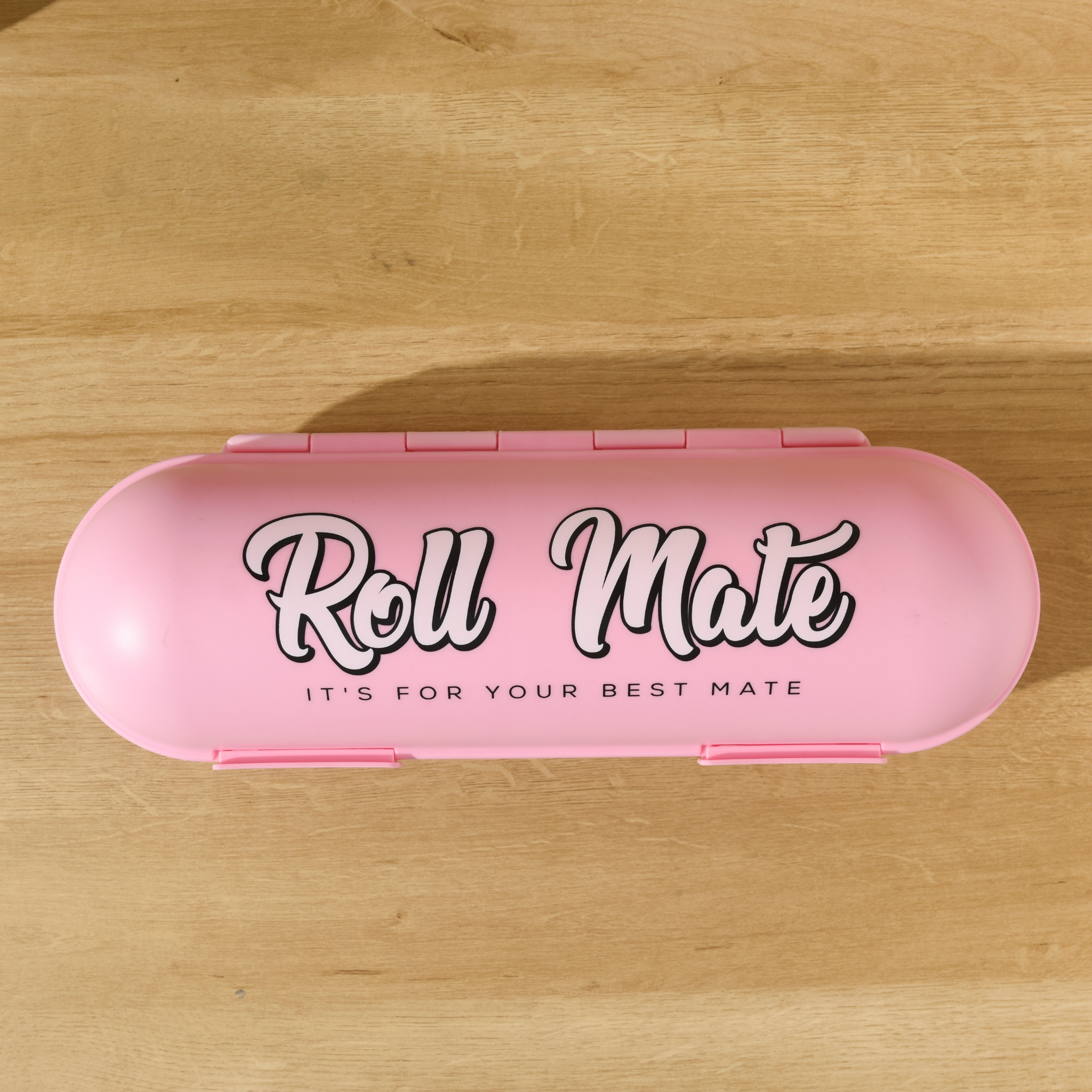 Roll Mate™ Medium Dog Roll Storage Container (2kg) - Limited Edition Pastel Pink