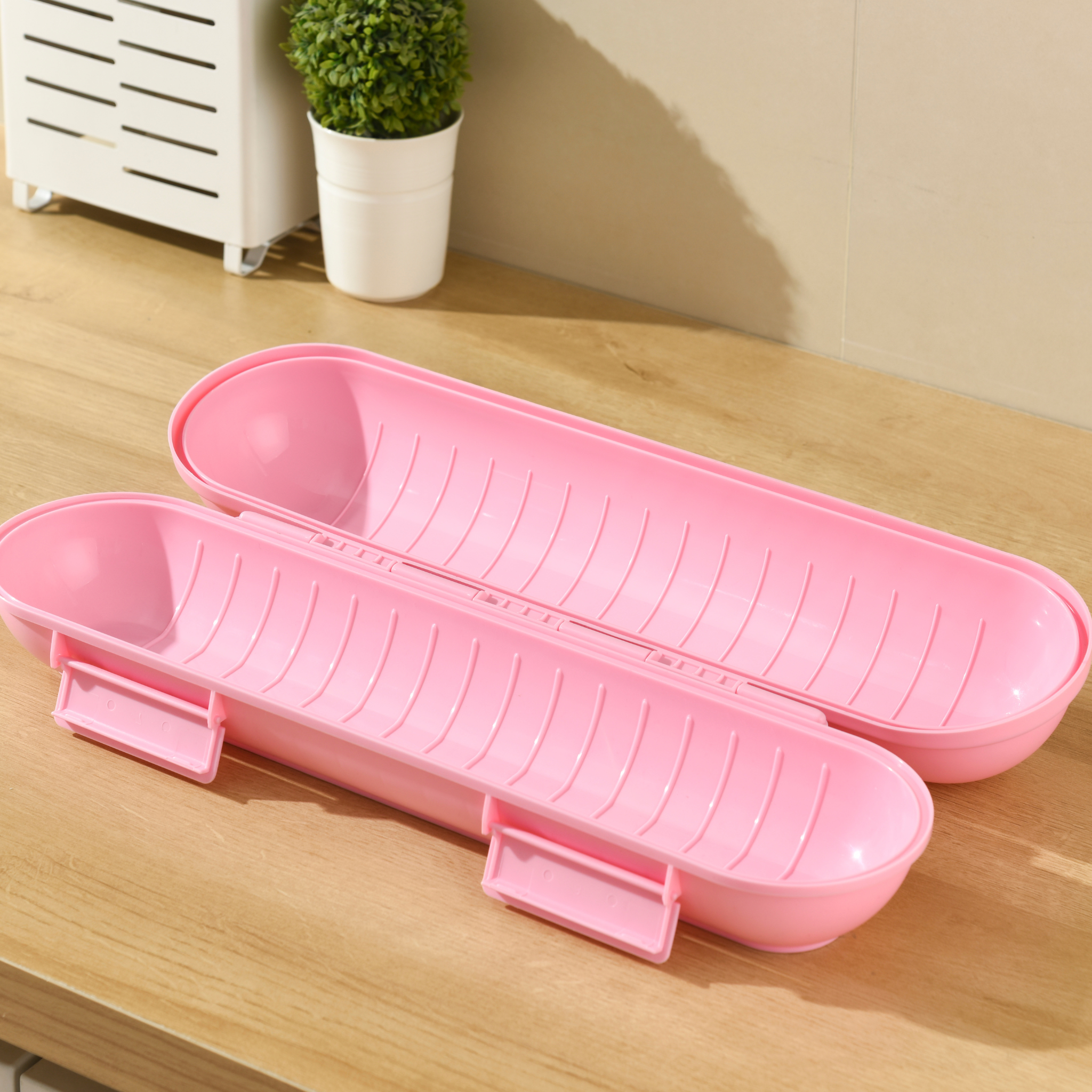 Roll Mate™ Large Dog Roll Storage Container (3kg) – Limited Edition Pastel Pink
