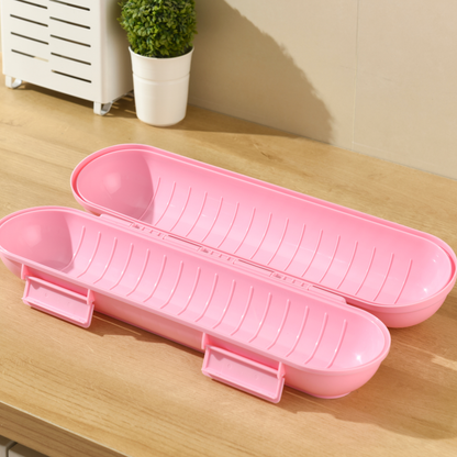 Roll Mate™ Large Dog Roll Storage Container (3kg) – Limited Edition Pastel Pink