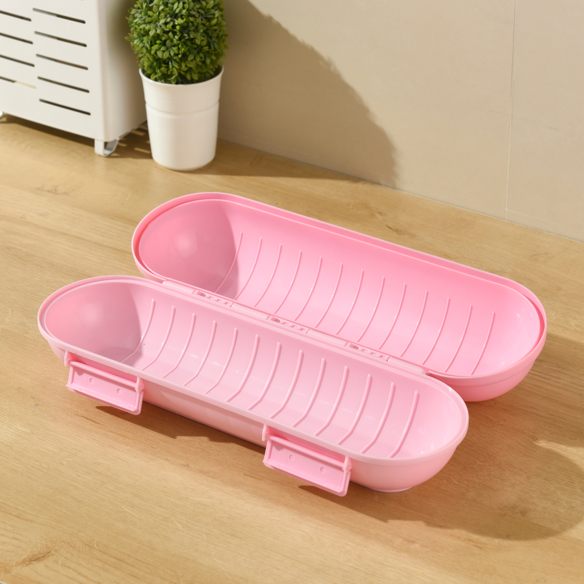 Roll Mate™ Medium Dog Roll Storage Container (2kg) - Limited Edition Pastel Pink