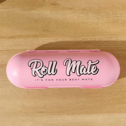 Roll Mate™ Medium Dog Roll Storage Container (2kg) - Limited Edition Pastel Pink